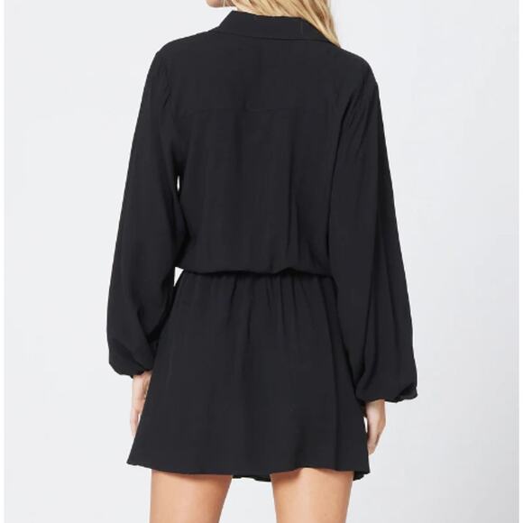 L*Space Amelia Black Mini Dress S - Picture 2 of 8